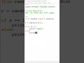 head or tail game in python