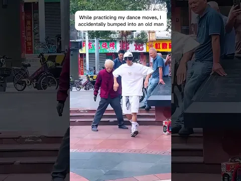 unexpected collision 😱 #dance #streetdance #streetperformance #amazing2102moves