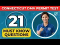 2026 CT DMV Permit Test 9 Pass 21 Real Exam Questions Now Questions and Complete Answers
