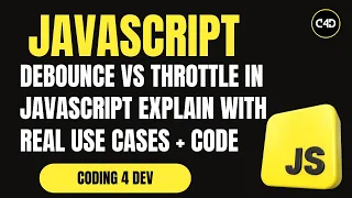 Debounce vs Throttle in JavaScript Explained with Real Use Cases Code