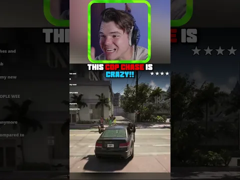 THIS COP CHASE IS CRAZY