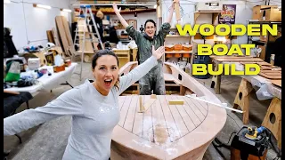Letting the Girls Loose to Build a Wooden Boat (MJ Sailing – Ep 320)