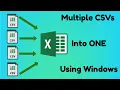 Turn Multiple CSV Files Into One Whilst Appending a File Name Column