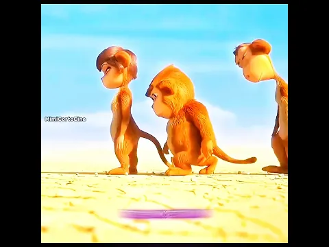 Tres monos hambrientos encontraron el árbol de plátanos más grande del mundo.😨 #shorts #movie