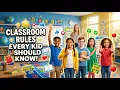 Classroom Rules for Kids School Behavior Expectations Back to School Social Emotional SEL