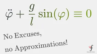 Exact Solution of the Nonlinear Pendulum No Approximations engis gtfo