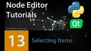 Node Editor Tutorial 13 How to implement Selecting Items