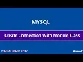 How To Create VB Net Mysql Connections With Module Class