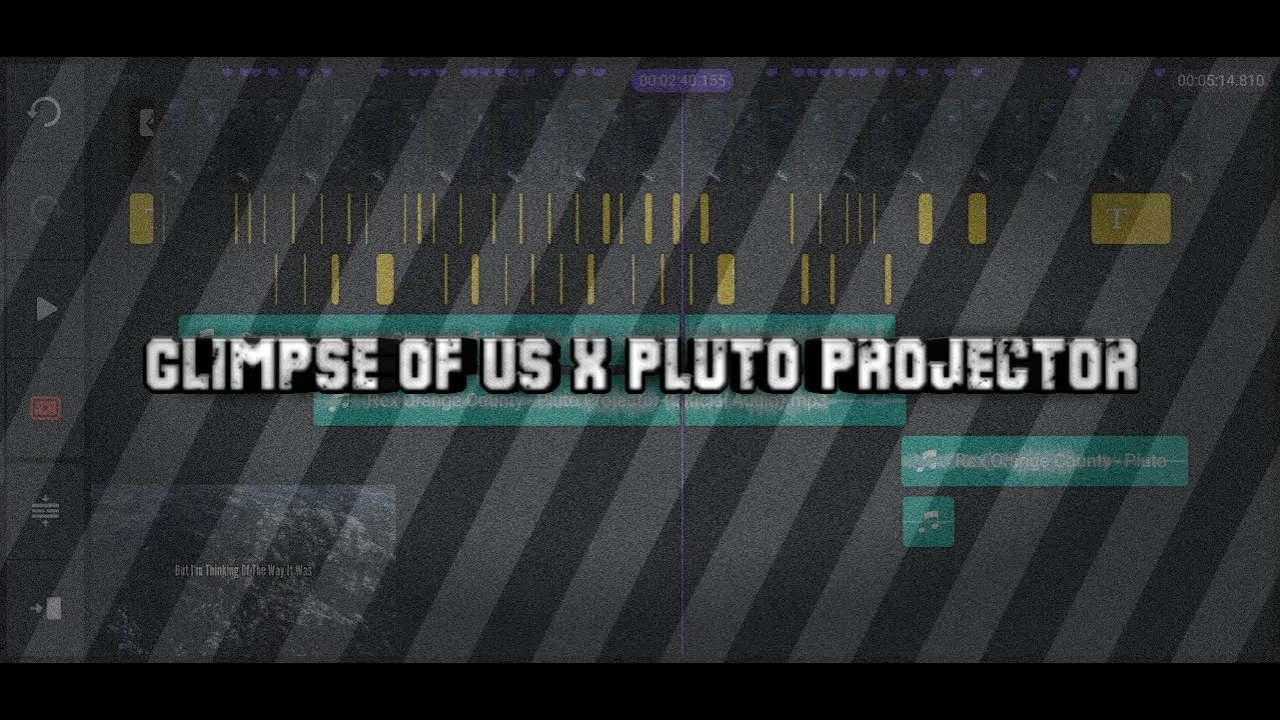 • Glimpse of Us X Pluto Projector (Lyrics)