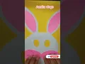 Lagu rabbit paper craft/easy face mask #viralshorts #ytshorts #short