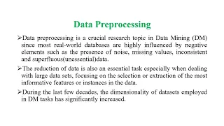 05 Data Quality Data Pre - Processing Basics in Data Analytics