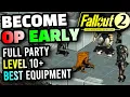 Fallout 2 - The BEST POSSIBLE START For New Players Best Starting Stats Best Gear Fast XP Method