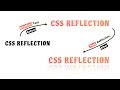CSS Reflection Property - webkit-box-reflect HTML5 CSS3 Text Reflection Effect