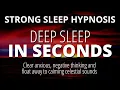 Sleep Hypnosis For Deep Sleep STRONG Fall Asleep Fast Black Screen