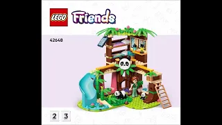 LEGO 42648 Instructions | Friends | Panda Sanctuary | Book 2: Tree House | Vet
