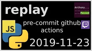 replay - pre-commit github actions take 2