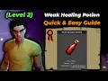 3 Weak Healing Potion Guide - Quick Crafting Tutorial Runescape Dragonwilds