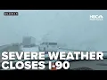 Severe weather forces closure on Bozeman Pass