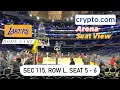 Sec 115 Row L Seat 5-6 - Lakers Home Game Crypto com Arena