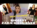 BIGGEST ZARA HAUL EVER Winter wear Haul Jackets Knitwear Coats BEST OF ZARA