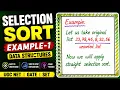 Selection Sort Example-1 in Data Structures notes by LahariLectures Data Structures SelectionSort