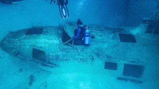 We found a SUNKEN airplane (of course we entered)