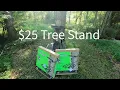 My first look at the Hang On tree stand by Realtree 25 Walmart Special