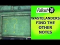 Fallout 76 Wastelanders Find the other Notes in Grafton Pawn