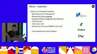 DuckDB Bringing analytical SQL directly to your Python shell EuroPython 2023