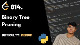 Binary Tree Pruning LeetCode 814 Theory Python