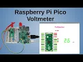 Raspberry Pi Pico Voltmeter - UART serial with the Pico and GUI application in and MicroPython