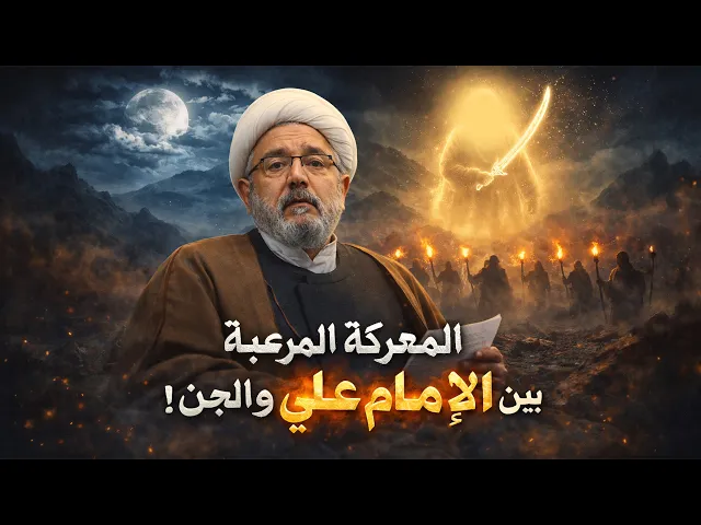 ⁣قصة قتال الإمام علي الجن في وادي بني المصطلق ! | الشيخ القاضي محمد كنعان