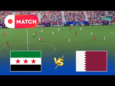 Video Thumbnail: قطر ضد سوريا | محاكاة كاملة لكأس العرب 2025 | eFootball PES 2021