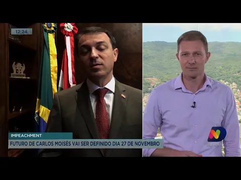 Impeachment: futuro de Carlos Moisés será definido no dia 27 de novembro