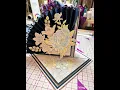 Fan Floral Twisted Easel Card