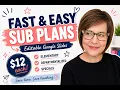 Sub Plans for Teachers in Minutes Google Slides Elementary Departmentalized Specials