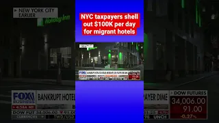 Migrants in New York City hotels are hitting taxpayer wallets in a big way