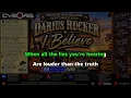 Darius Rucker - I Believe KARAOKE WBV COUNTRY NEW RELEASES SEPTEMBER 2026