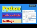 How to set Python Path Environment Variables in Windows 10 Python 3 x Highblix