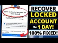 YOUR ACCOUNT HAS BEEN LOCKED FACEBOOK 2022 l HOW TO RECOVER LOCKED FACEBOOK ACCOUNT l NO VALID ID