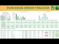 How to Track Purchase Orders Deliveries Payments Easily PO Tracker Tutorial