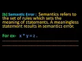 CLASS 11 PYTHON DEBUGGING THEORY EXPLAIN