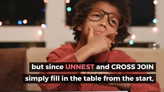 Query Guide - Conceptually UNNEST and CROSS JOIN create a