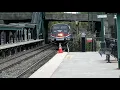 Amtrak trains rush hour at Poughkeepsie ny