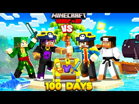 Video Thumbnail: 100 days but TREASURE CHEST ARE SUPER OP Minecraft 😱