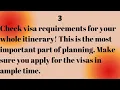 Best Travel planning checklist