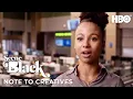 Industry Note To Creatives with Myha la Herrold Scene In Black HBO