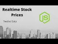 Get realtime stock prices with TwelveData