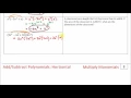 2016 Polynomials 05 Multiply Monomials