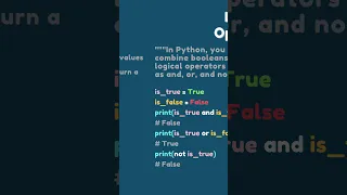 Booleans Python for Beginners